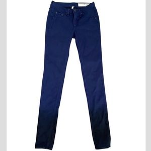 Rag & Bone Navy Ombre Plush Legging Jeans
